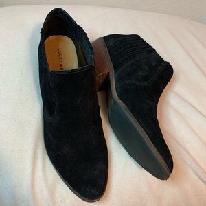 Lucky Brand Folley Bootie Black Size 10
